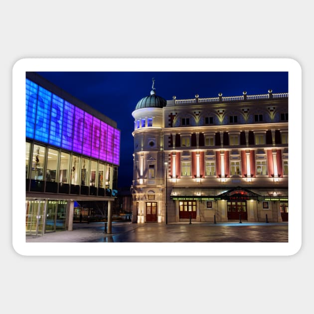 Crucible & Lyceum Theatres, Sheffield Sticker by galpinimages